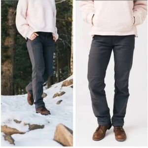 Ketchi Sitka Fleece Lined Women's Outdoor Winter Pants. Size 6 Short